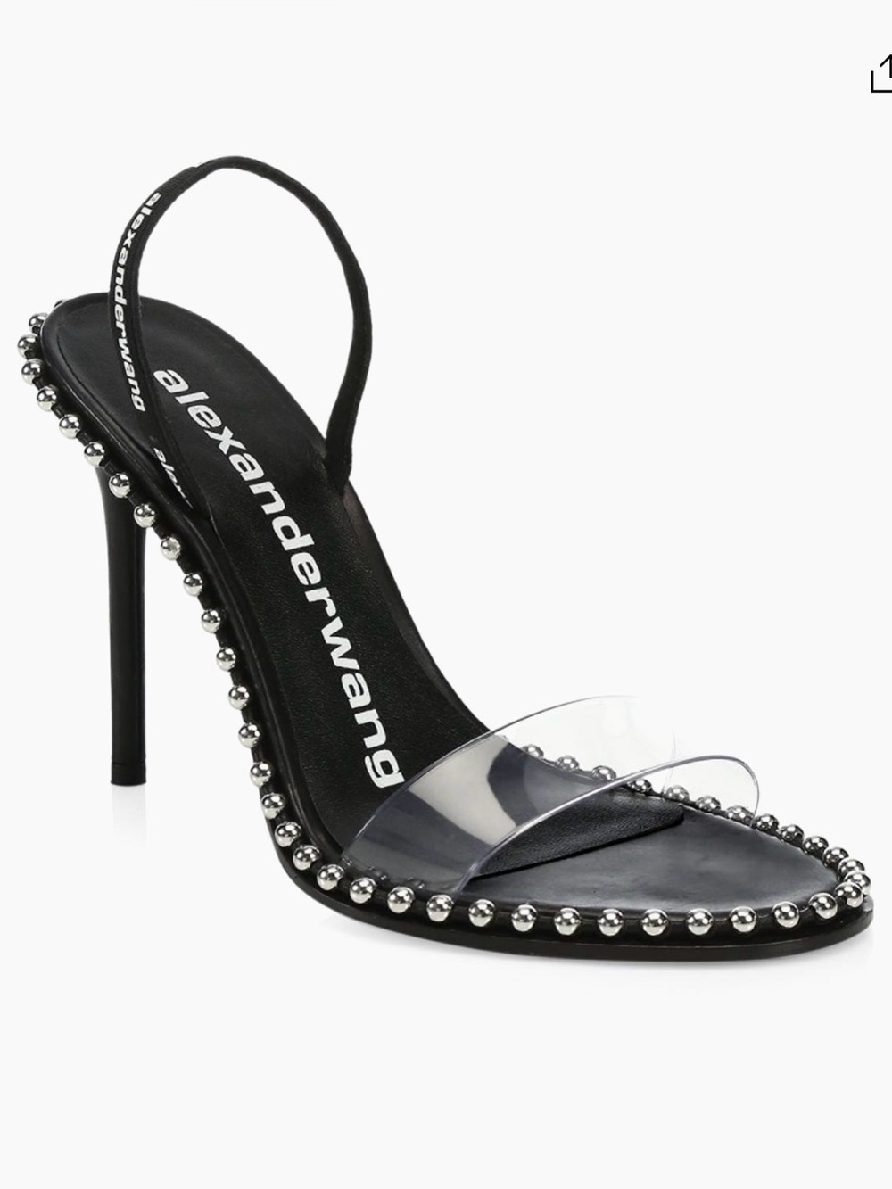 Alexander Wang Nova Studded PVC Stud-Trim Sandals